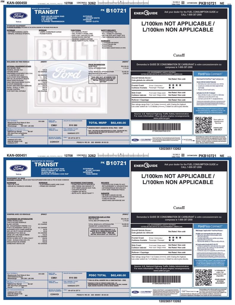 2023 Ford Transit-350 Base