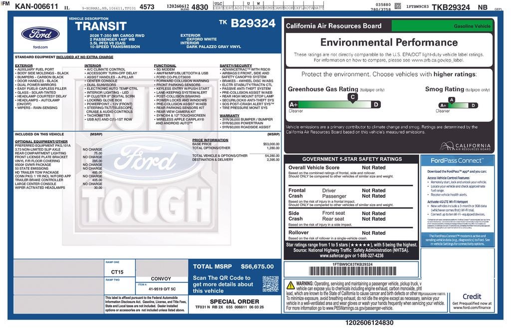2026 Ford Transit-350 Base