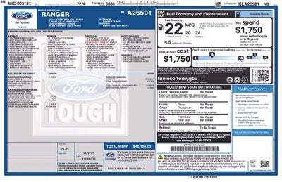 2019 Ford Ranger Lariat