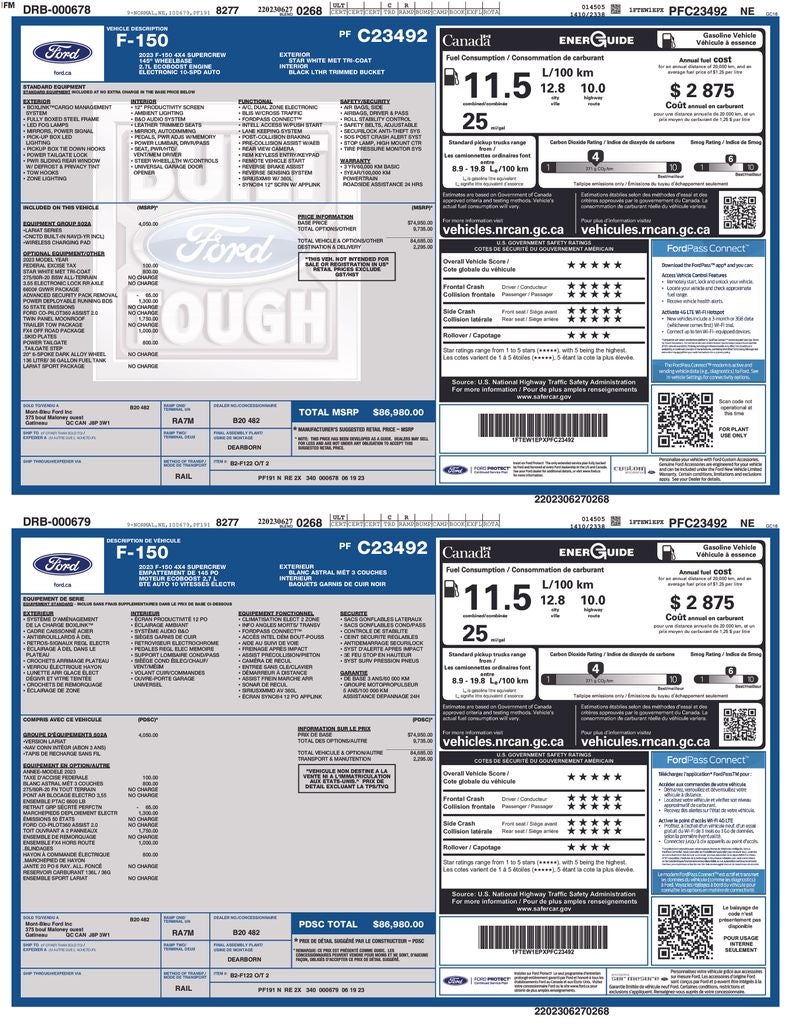 2023 Ford F-150 Lariat
