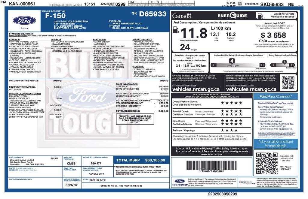 2025 Ford F-150 STX