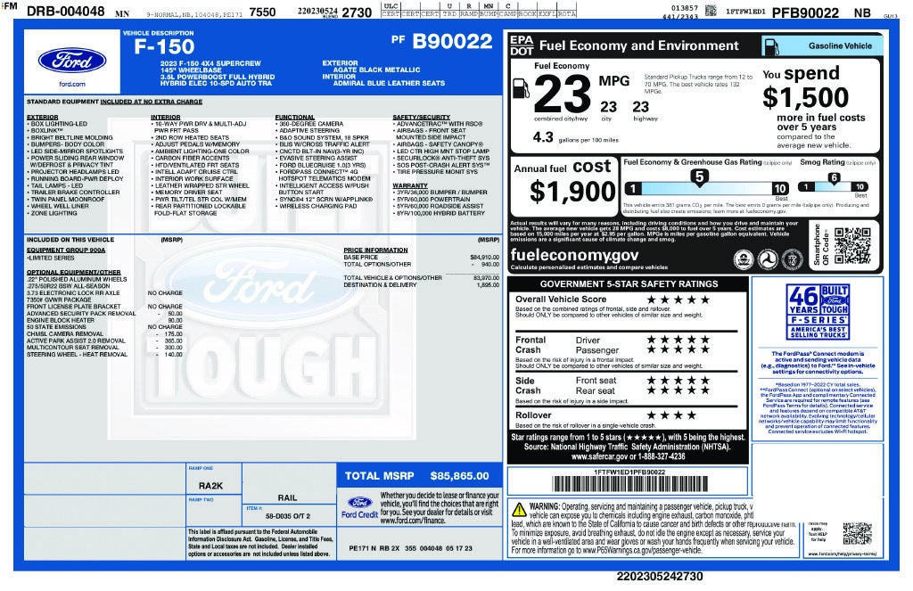 2023 Ford F-150 Limited