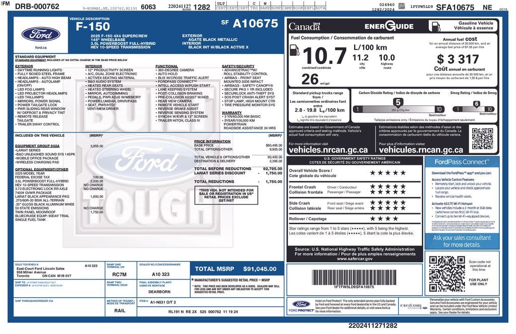 2025 Ford F-150 Lariat
