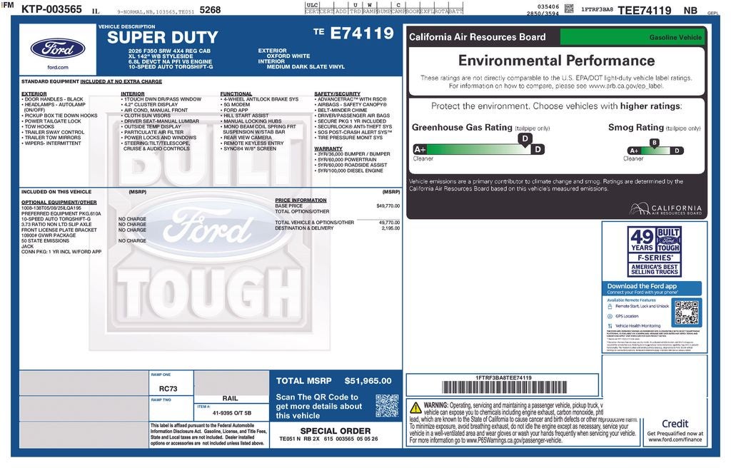 2026 Ford F-350SD XL