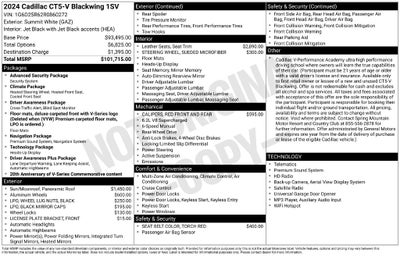 2024 Cadillac CT5 V-Series