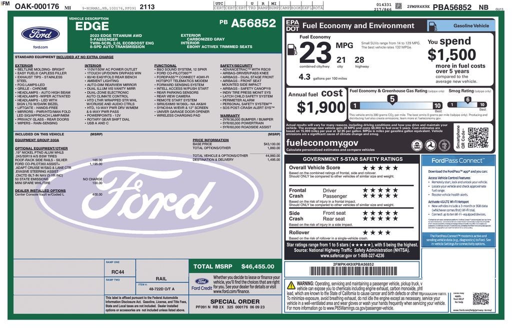 2023 Ford Edge Titanium