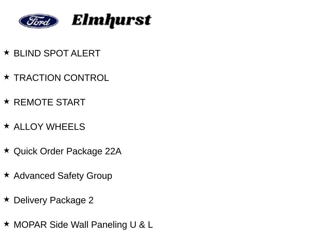 2022 RAM ProMaster 1500 Low Roof