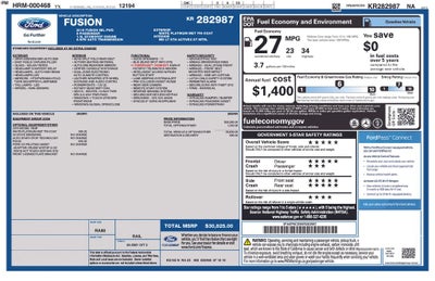 2019 Ford Fusion SEL