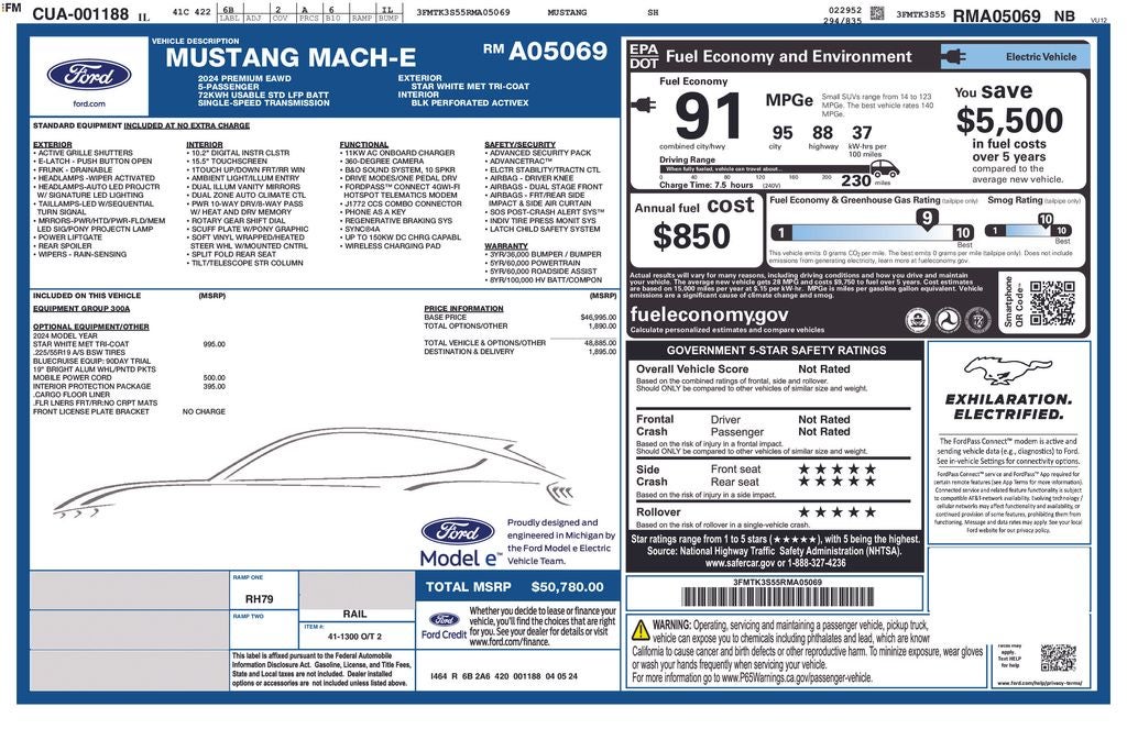 2024 Ford Mustang Mach-E Premium