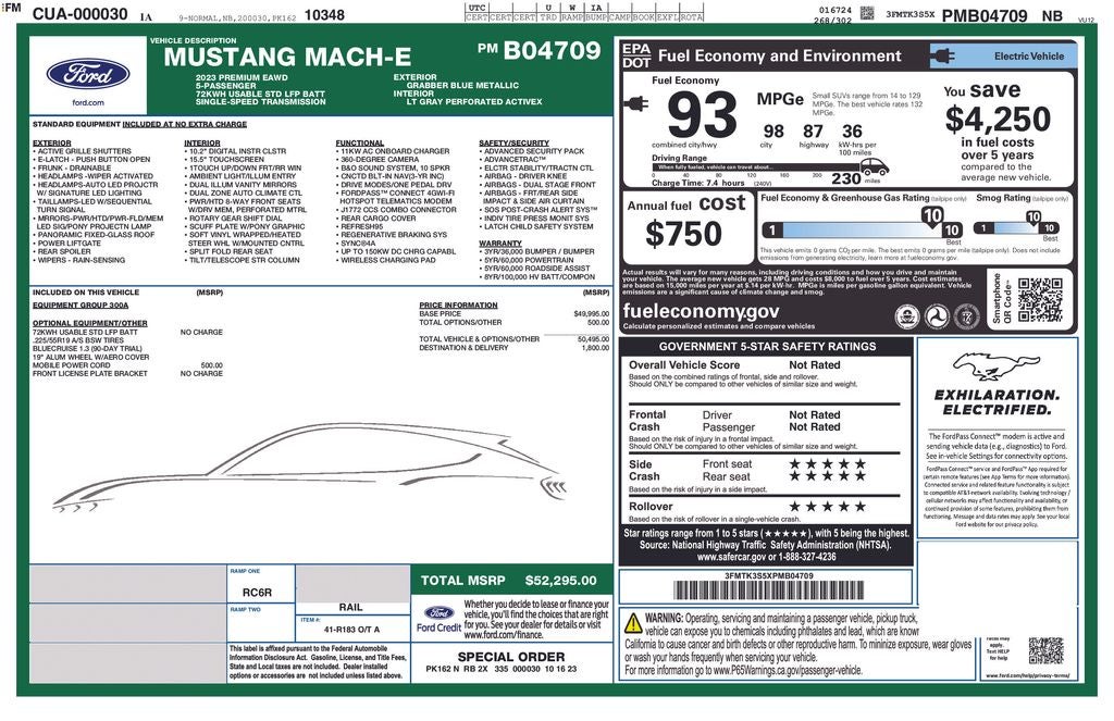 2023 Ford Mustang Mach-E Premium
