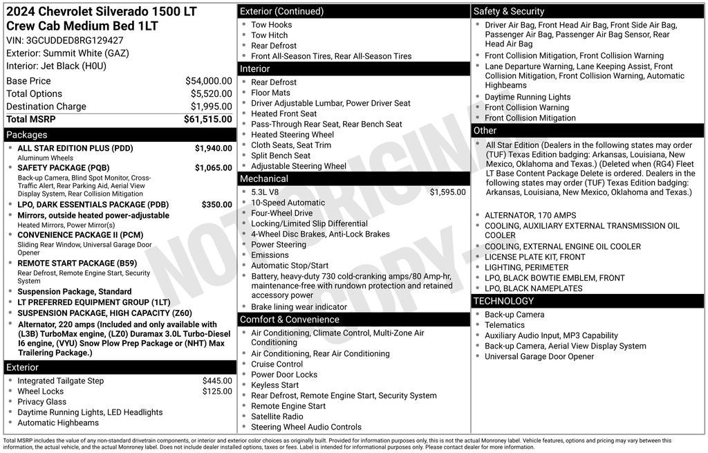 2024 Chevrolet Silverado 1500 LT
