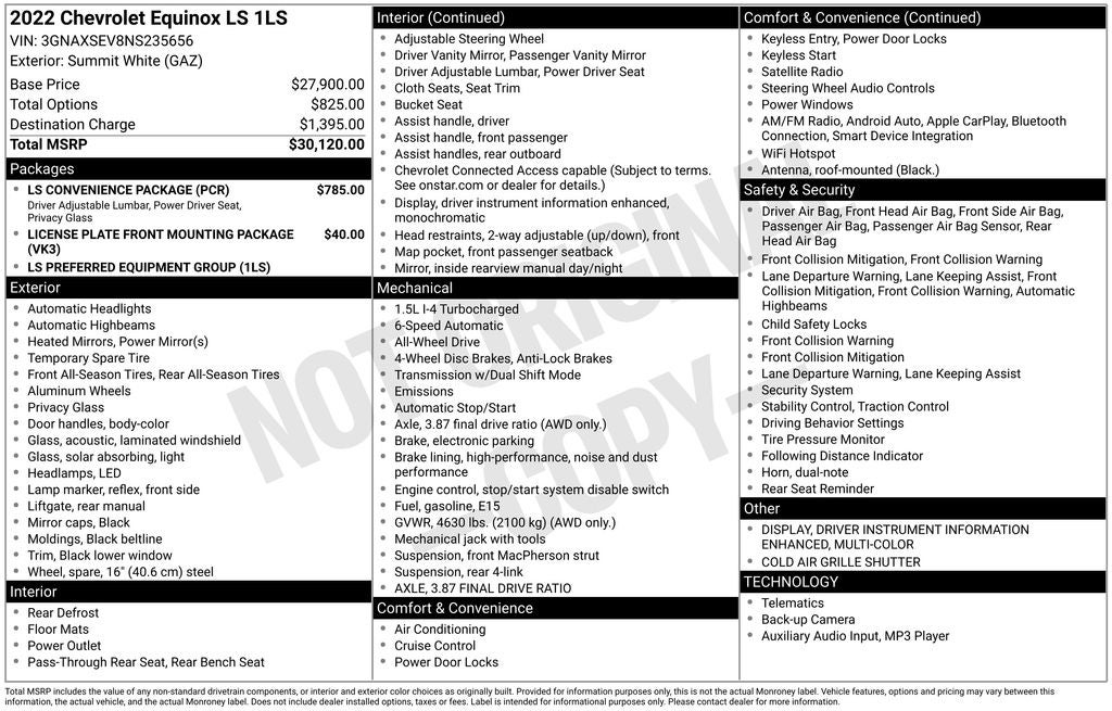 2022 Chevrolet Equinox LS
