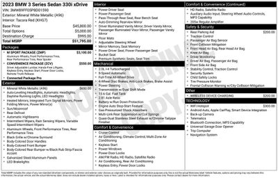2023 BMW 3 Series 330i xDrive