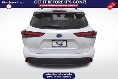 2022 Toyota Highlander Hybrid XLE