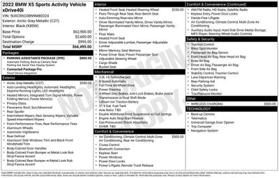 2022 BMW X5 xDrive40i