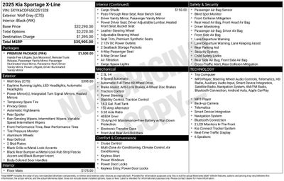 2025 Kia Sportage X-Line