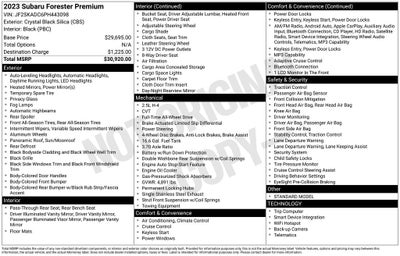 2023 Subaru Forester Premium