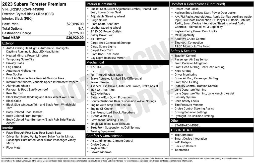 2023 Subaru Forester Premium