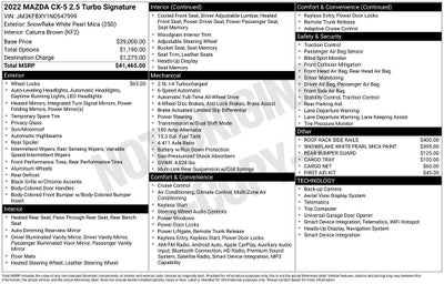 2022 Mazda Mazda CX-5 2.5 Turbo Signature