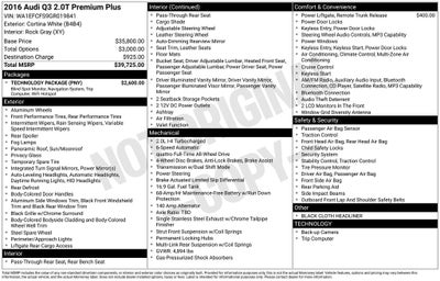 2016 Audi Q3 2.0T Premium Plus quattro