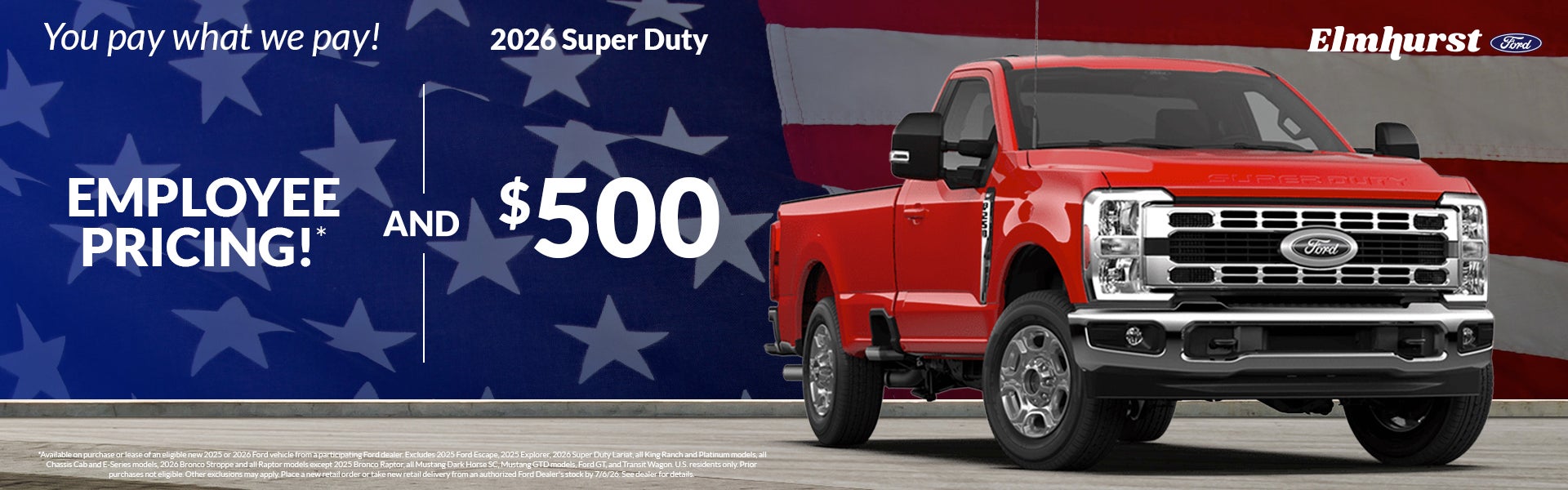  2026 Ford Super Duty Employee Pricing - You pay what we pay