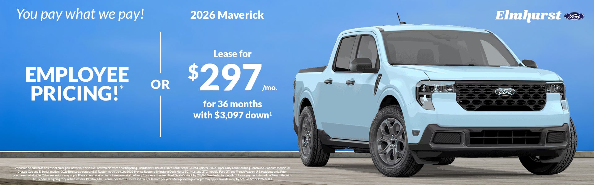  2025 Ford Maverick Employee Pricing - You pay what we pay! 