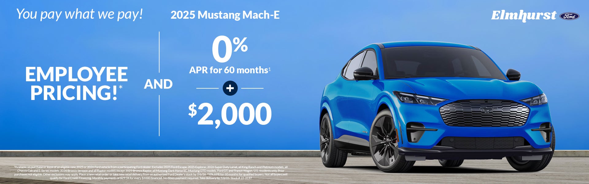  2026 Ford Mustang Mach-E Employee Pricing - You pay what we