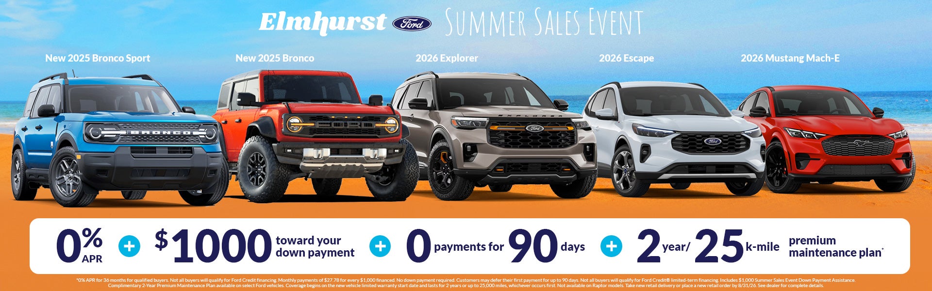 0% + 0 payment for 90 days + $1000