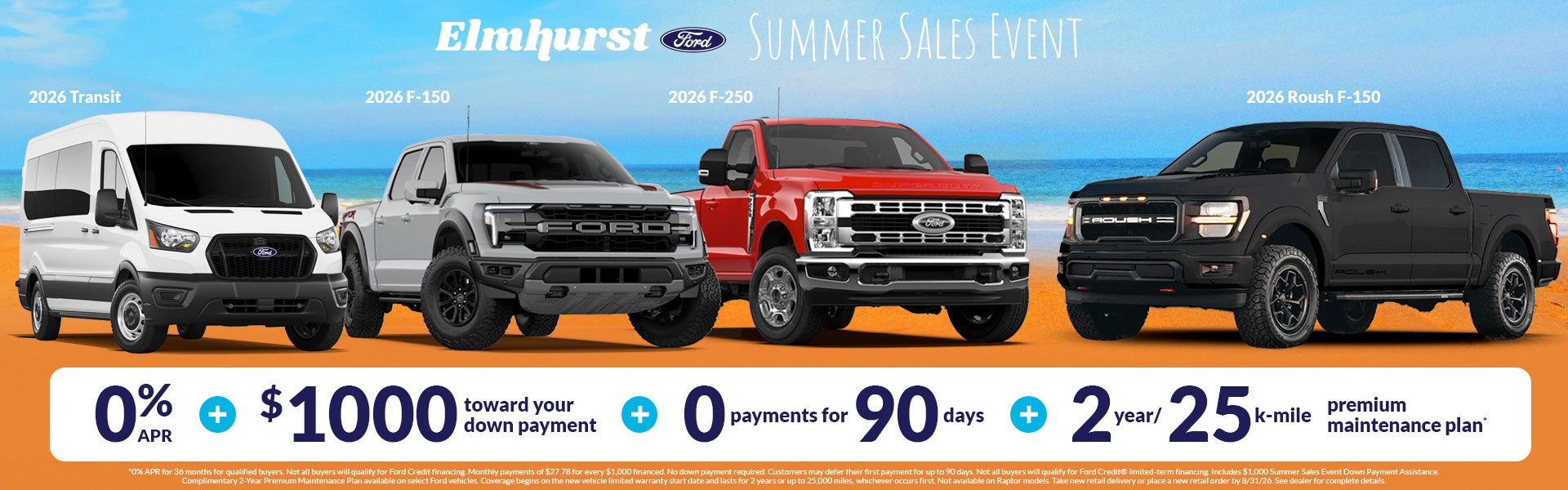 0% + 0 payment for 90 days + $1000